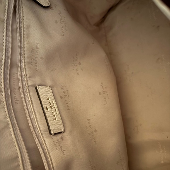 kate spade White Floral Tote with Multicolor Flowers - Picture 7 of 8